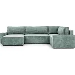 Levostranná rohová sedačka Flabio U s rozkládací funkcí typu DL a úložným prostorem na lůžkoviny - Meble Bogart lincoln 70 387x90 cm