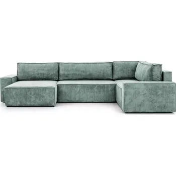 Sedací souprava Levostranná rohová sedačka Flabio U s rozkládací funkcí typu DL a úložným prostorem na lůžkoviny - Meble Bogart lincoln 70 387x90 cm