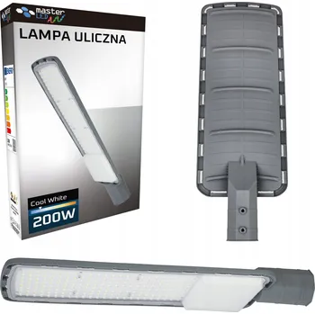 Stojací lampa Pouliční lampa Masterled 200 W 20000 lm napájení ze sítě