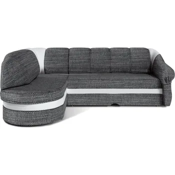 Sedací souprava Levostranná rohová sedací souprava Benano s rozkládací funkcí typu delfín a úložným prostorem na lůžkoviny - ELTAP berlin new 01, soft 17 250x85 cm
