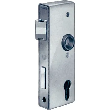 Zámek na branku, nerez, rozteč 72mm šířka 40 mm