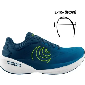 Pánská běžecká obuv Topo Athletic Phantom 4 WIDE - Blue Lime (M) 44,5