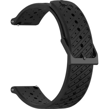 Ostatní příslušenství k chytrým hodinkám VSECHNONAMOBIL 126047 TWILL SILICONE Vyměnitelný řemínek pro Suunto Race 2 černý