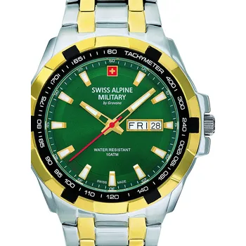 Hodinky Swiss Alpine Military 7043.1144 Serie 7043 Day-Date 42mm