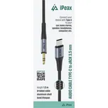 iPEAX ADAPTÉR USB-C / 3,5 MM JACK 1,5 M ČERNÝ