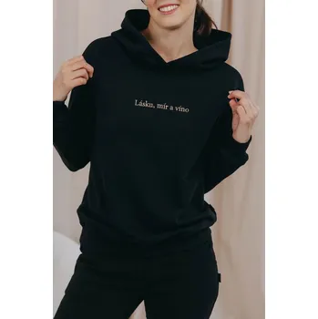 Dámská mikina Mikina Iff Black Lásku, L