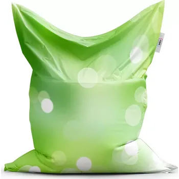 Sedací pytel Sablio Sedací vak Classic Zelená abstrakce 2 - 150x100 cm