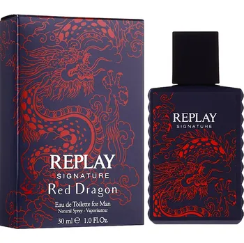 Pánský parfém Signature Red Dragon Man / EDT Replay - 30 ml