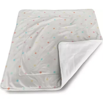 deka Sablio Deka pro miminko Barevné tečky na béžové - 80x100 cm