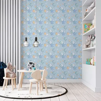 Tapeta Sablio Tapeta Balónky a hvězdy - 125x75 cm