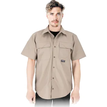 Pánské oblečení Ochranná košile z bavlny s krátkým rukávem Reis BIZZ BE vel. 3XL