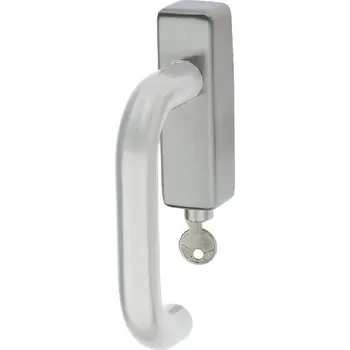 Okenní klika Uzamykatelný polohovač pro okenní kliku Nerez kartáčovaná