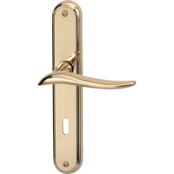 Dveřní kování Štítkové kování Südmetall Marisa-LS, Variostar klika / klika, Obyčejný klíč