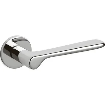 Dveřní kování OLIVARI Plume nízká rozeta Chrom leštěný, Cylindrická vložka