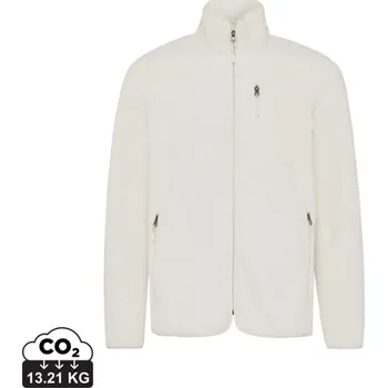 Pile fleece bunda Iqoniq Diran z recykl. polyesteru - Přírodní / M