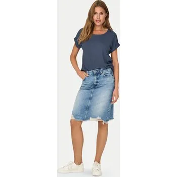 Dámské tričko ONLY T-Shirt Moster 15106662 Tmavomodrá Loose Fit M