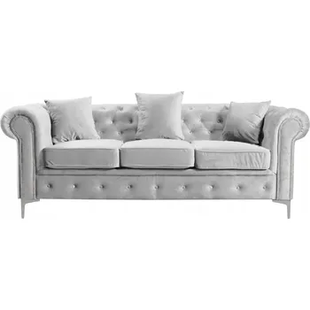 Pohovka Pohovka Kondela 215 x 88 cm látka šedá