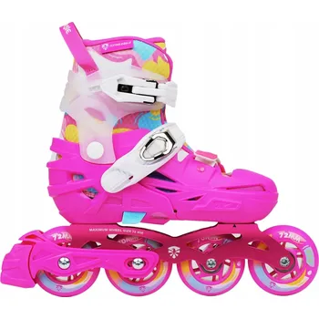 Kolečkové brusle Kolečkové Brusle pro děti Kolečkové Brusle nastavitelné Flying Eagle S5 pro růžové 28-32