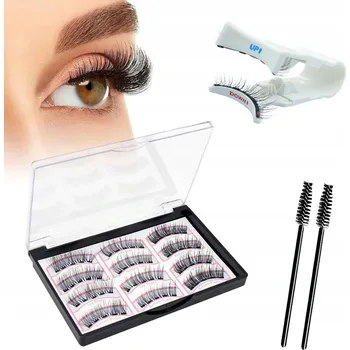 Umělé řasy MAGNETICKÉ ŘASY UMĚLÉ SADA 12 KUSŮ PŘIROZENÉ DLOUHOTRVAJÍCÍ