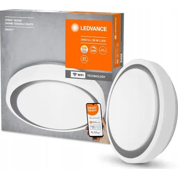 Kulatý Stropní Svítidlo Ledvance 38 x 8,5 cm šedá