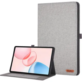 Pouzdro na tablet VSECHNONAMOBIL 125753 FABRIC Zaklápěcí obal pro Honor Pad 10 šedý