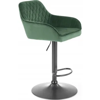 Barová židle Barová Židle Halmar , odstíny zelené, látka 92 cm