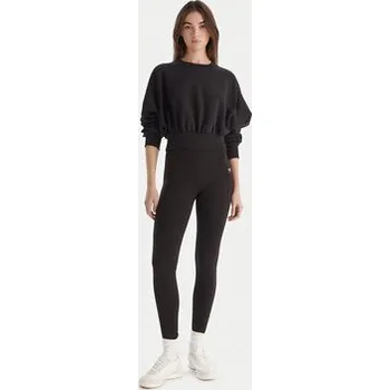 Tommy Jeans Legíny Silver Script DW0DW21830 Černá Slim Fit XL