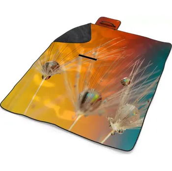 deka Sablio Plážová deka Odkvetlé pampelišky 2: 200x140 cm