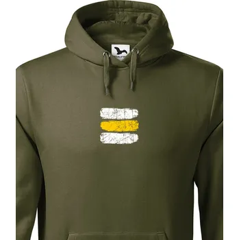 Pánská mikina Pánská mikina Turistická značka - žlutá, Barva Military - 69, Velikost XL, Canvas Pánská mikina Bezvatriko.cz 2079