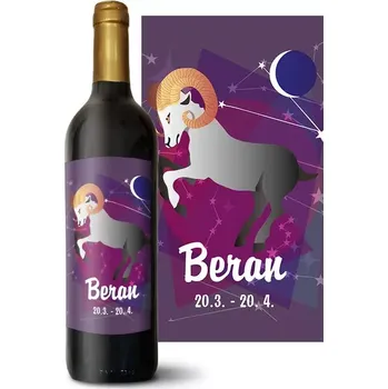 Víno Sablio Červené víno Beran: 0,75 l