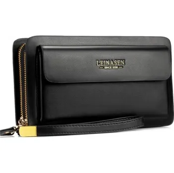 Leinasen pánská peněženka Ogmios Černá leinasen 97k-cube