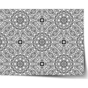 Plakát Sablio Plakát Bílé mehendi - 60x40 cm