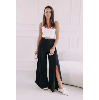 Pánské kalhoty Kalhoty Enu Slit Black, S, standardní