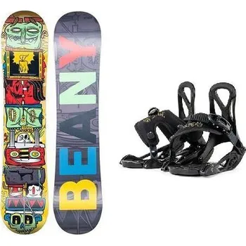 Snowboard Beany Coco dětský snowboard + Beany Kido vázání 120 cm + XXS (EU 25-32) + DÁREK + Doprava ZDARMA
