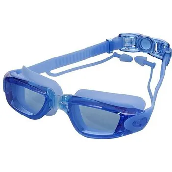 Plavecké brýle Merco Silba plavecké brýle se špunty do uší modrá balení 1 ks