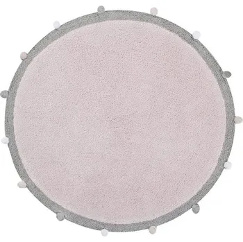 Koberec Pro zvířata: Pratelný koberec Bubbly Soft Pink kruh 120x120 (průměr) kruh cm