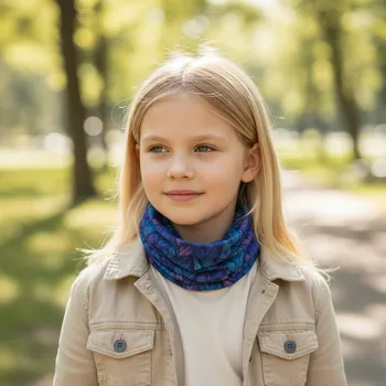 Nákrčník Ebbie Bavlněný nákrčník - BAREVNÉ COPÁNKY Velikost: dětský