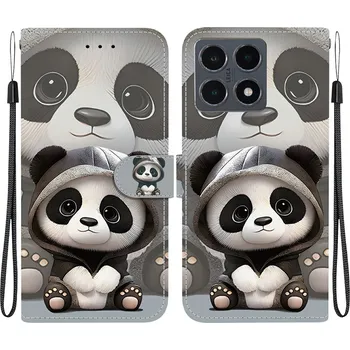 Pouzdro na tablet VSECHNONAMOBIL 125765 ART Peněženkový obal pro Xiaomi 15T PANDA