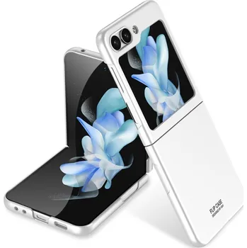 Pouzdro na mobilní telefon GKK 59802 GKK Plastový kryt Samsung Galaxy Z Flip 5 5G stříbrný