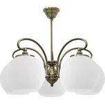 Rustikální závěsné pětiramenné světlo ORBIT - 5xE27, 60W, měděné / patina