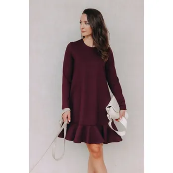 Dámské šaty Šaty Adika Burgundy, S