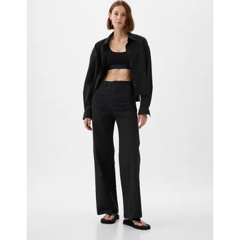 Dámské kalhoty Dámské Kalhoty Khaki Wide GAP 873266-03 Velikost: 2 Tričko zdarma při nákupu nad 3000,-!