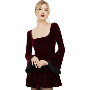 Dámské šaty šaty dámské KILLSTAR - Beatrix - Red - XXL