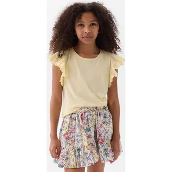 Dívčí tričko GAP Dívčí Dětské tričko s volány 883243-04 Velikost: XS Tričko zdarma při nákupu nad 3000,-!