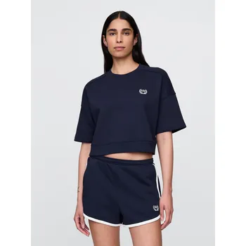 Dámská mikina GAP Dámská Oversize crop mikina VintageSoft Americana 778442-00 Velikost: XL Tričko zdarma při nákupu nad 3000,-!