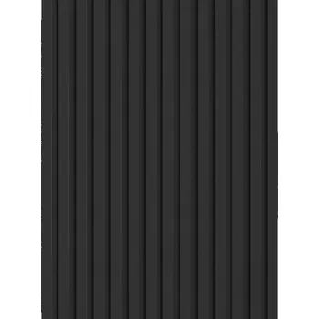 Obklad Mexen Lam-B lamely nástěnné 275 x 31,5 cm, deska HDF 4 mm, černé plátno - S100-275317-2812-069 Lamely