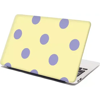 samolepka Sablio Samolepka na notebook Fialové tečky - 29x20 cm