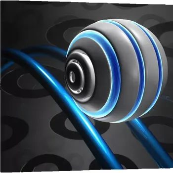 Obraz Sablio Obraz Modrá koule - 50x50 cm