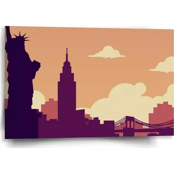 Obraz Sablio Obraz New York Socha svobody Art - 60x40 cm