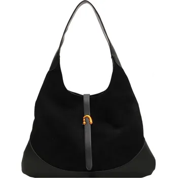 Kabelka SUWEIR kabelka eko kůže semišová černá